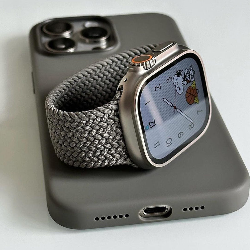 Matching package iPhone case camera lens protection watch band