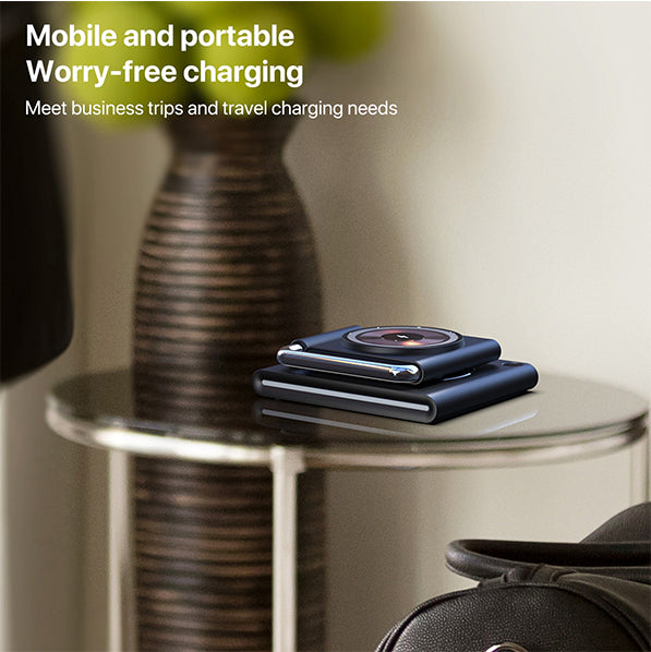 KTM8 3 in 1 Portable Folding Magnetic Wireless Charger 15W