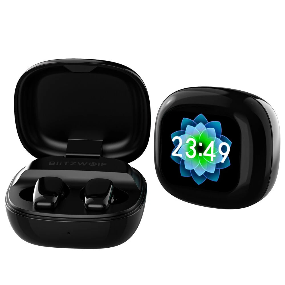 S09 Bluetooth Earphones with Smart screen