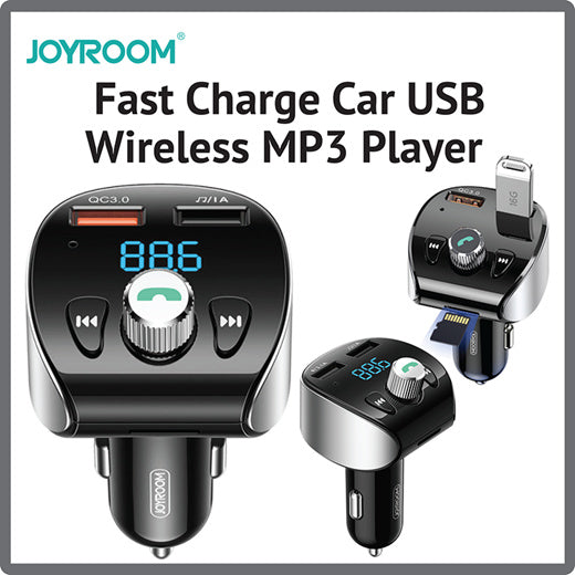 JOYROOM JR-CL02 Wireless MP3 Player For Car QC 3.0 Fast Charger