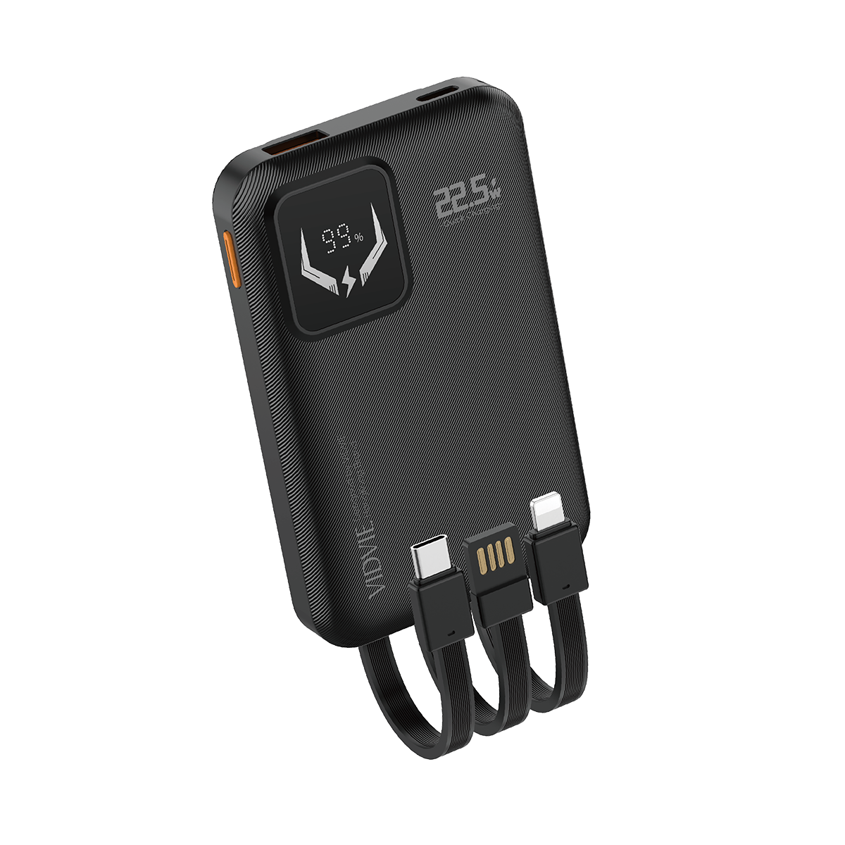 VIDVIE PB7009 3-IN-1 Comes With Three-Cable Charging Power Bank