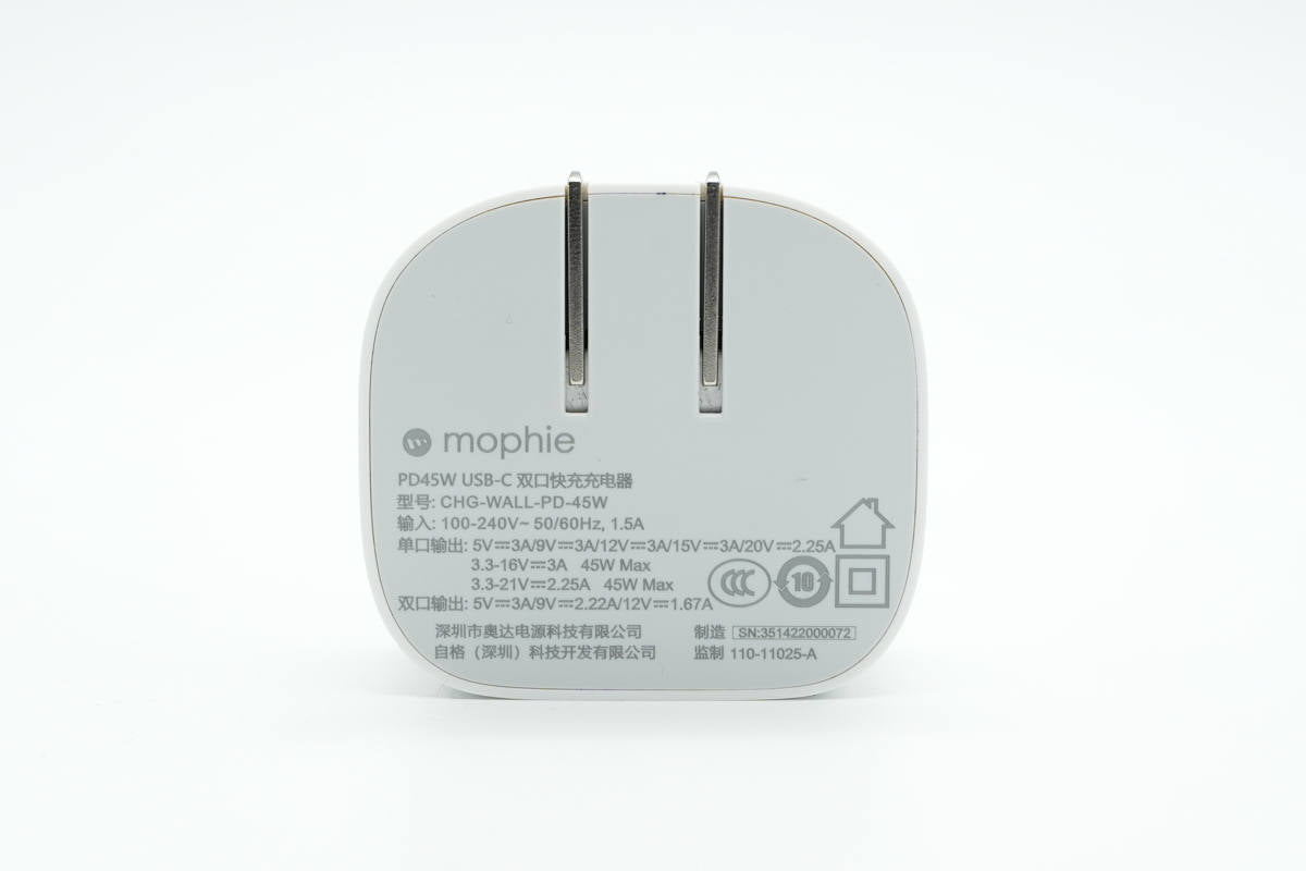 Mophie Accelerated High-Speed Charging For USB-C Devices 45W