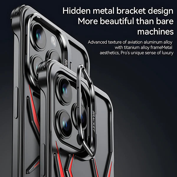 Spider design heat dissipation metal mobile phone case