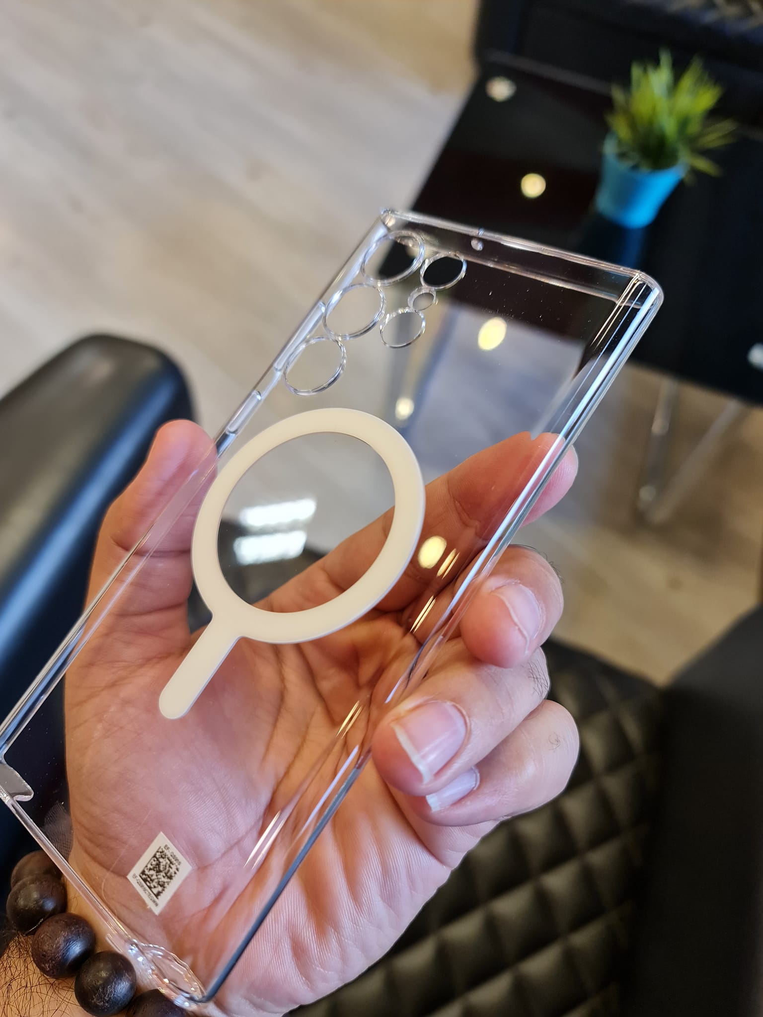 Transparent Ultra  Magnetic Case For Samsung