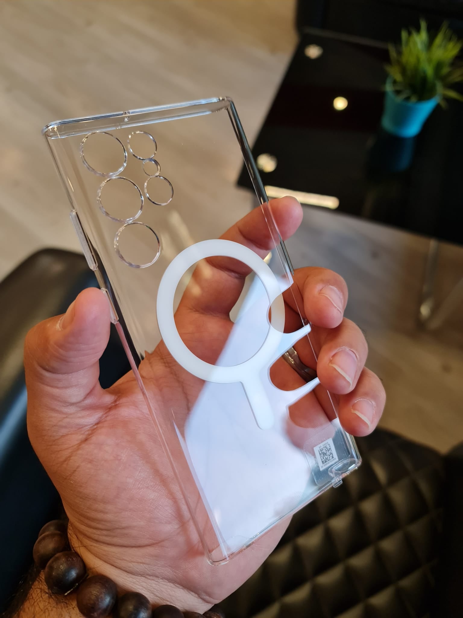 Transparent Ultra  Magnetic Case For Samsung