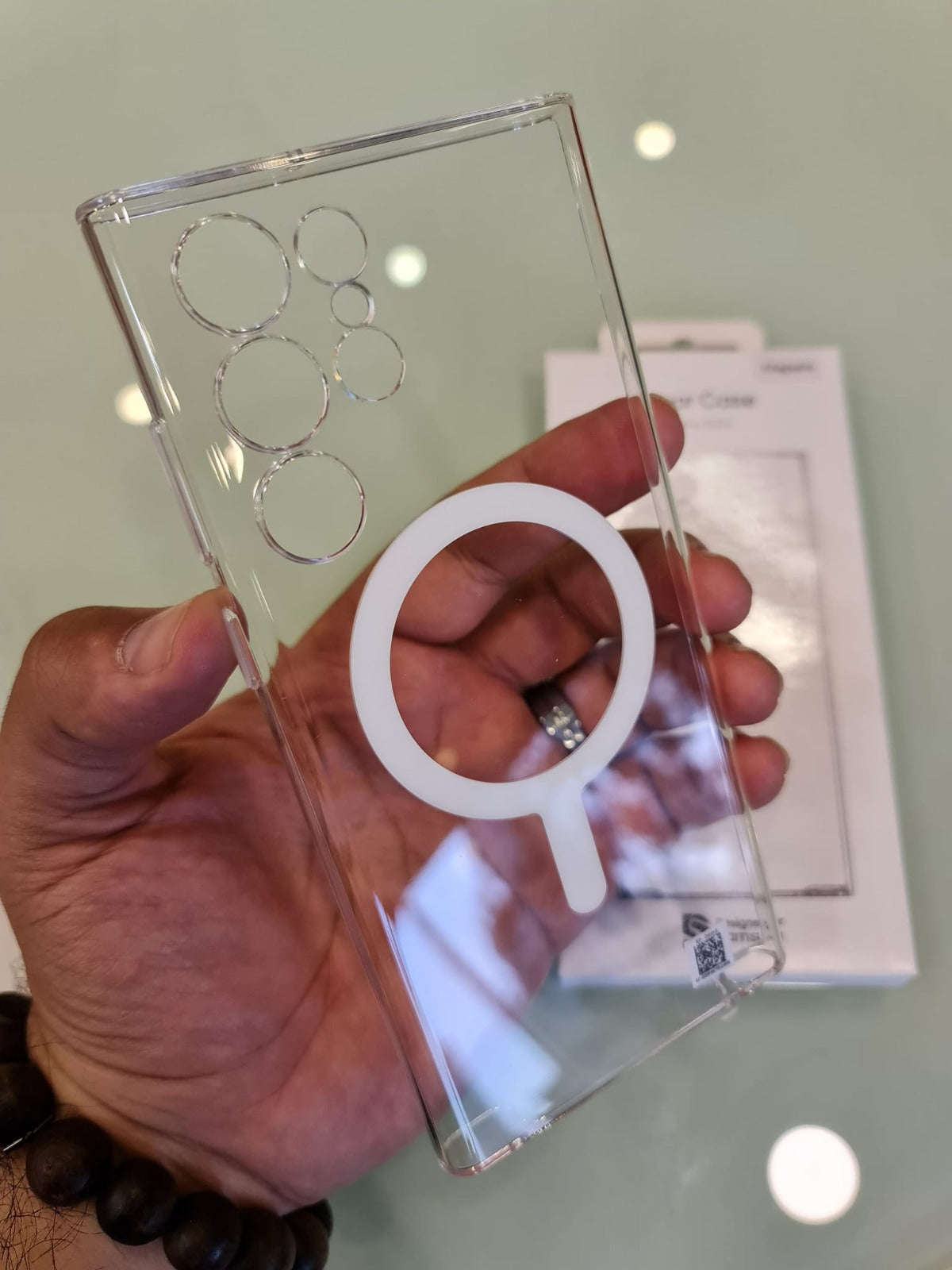 Transparent Ultra  Magnetic Case For Samsung