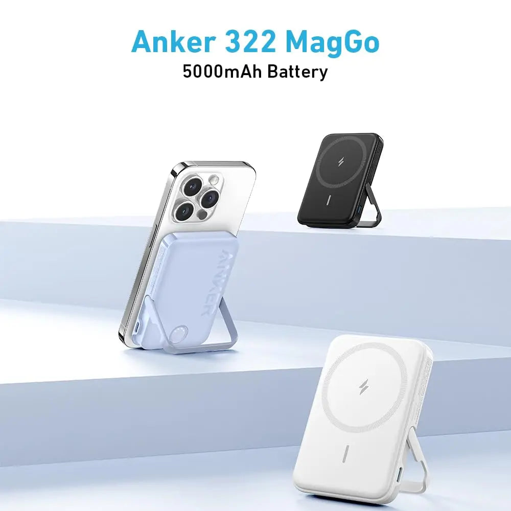 Anker A1618 Power Bank 322 MagGo 5000mAh MagSafe Battery Portable Charger