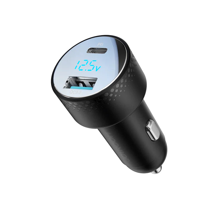 JOYROOM JR-CCD01 53W Dual-Port (A+C) Digital Display Car Charger