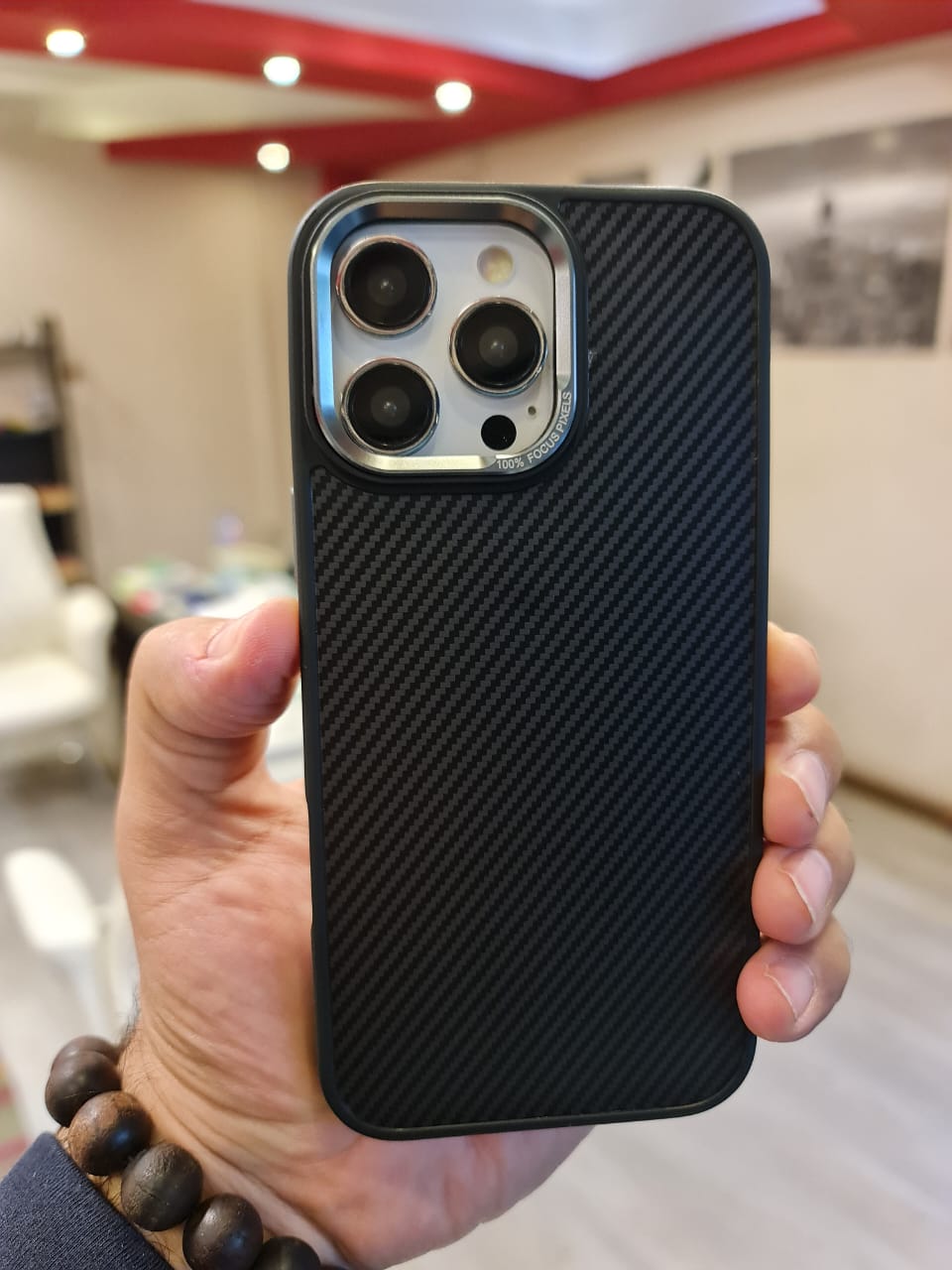 Carbon Military Armor Case For iPhone