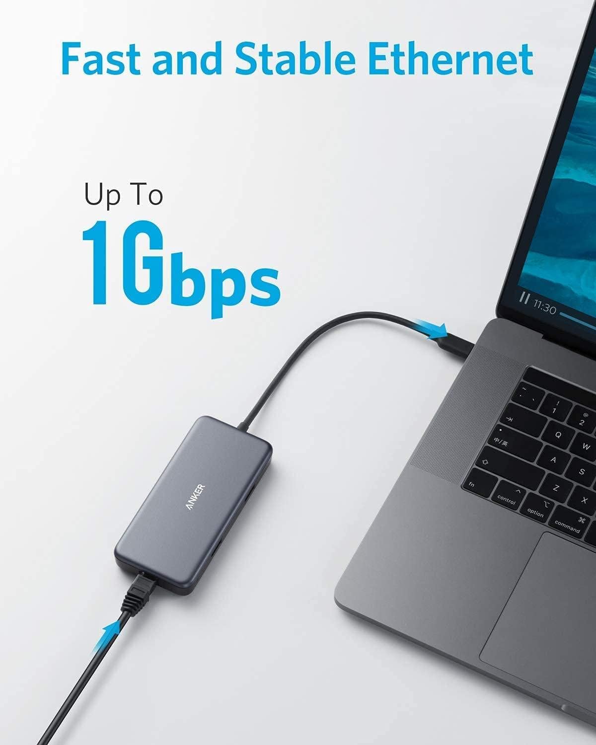 Anker USB C Hub, 7-in-1 USB C Adapter