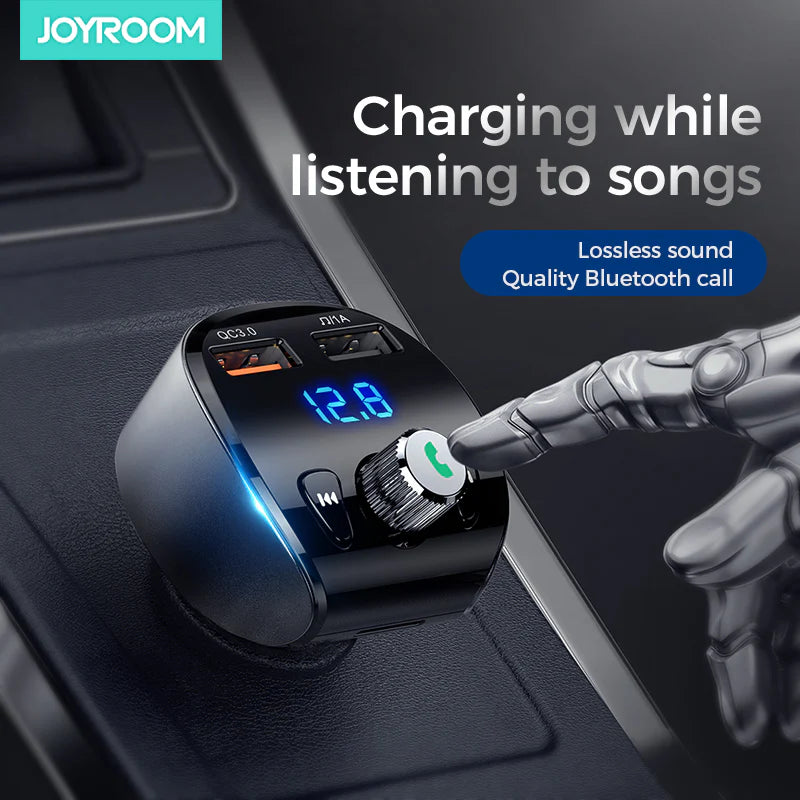 JOYROOM JR-CL02 Wireless MP3 Player For Car QC 3.0 Fast Charger