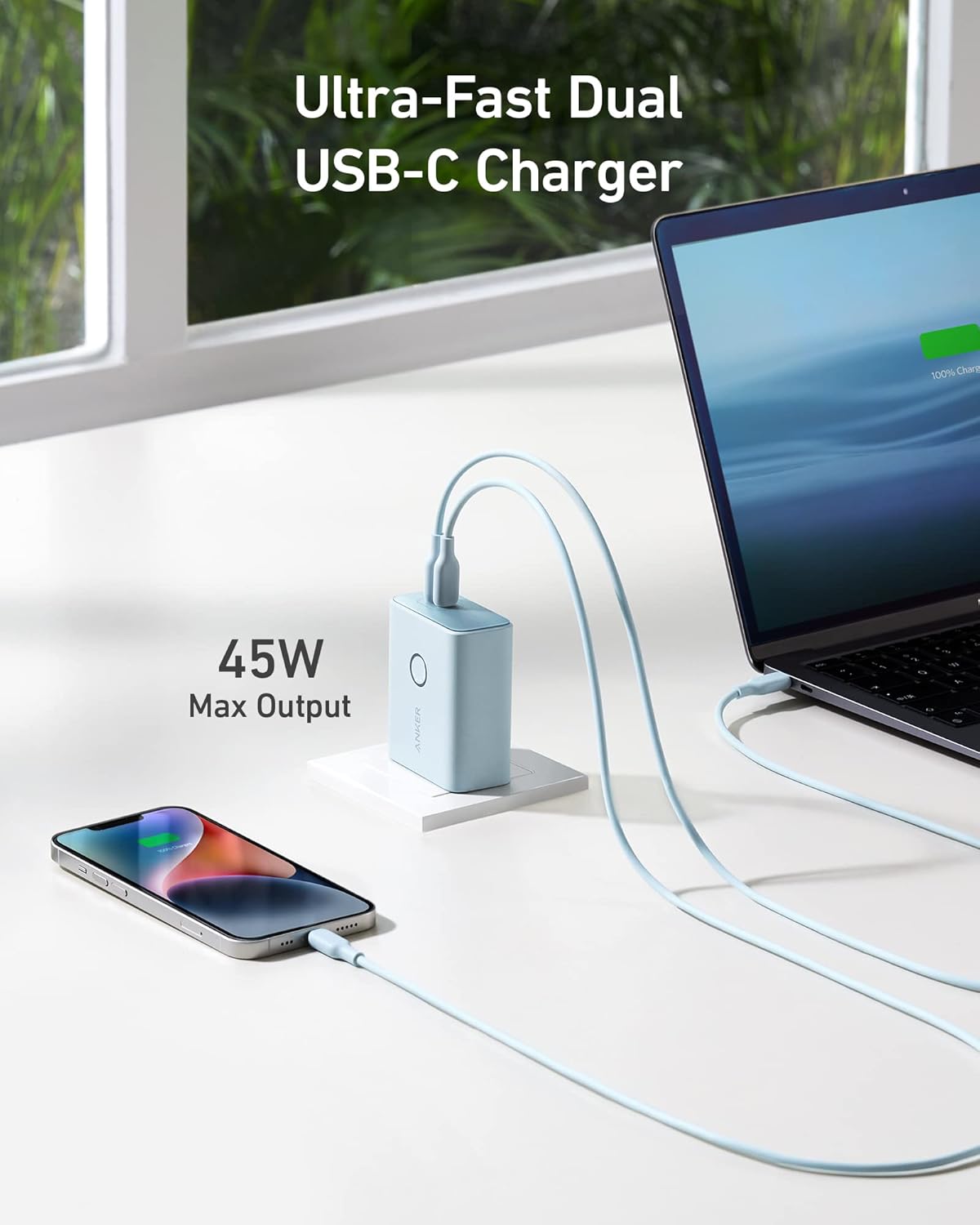 Anker 521 Power Bank 2*1 (PowerCore Fusion, 45W)