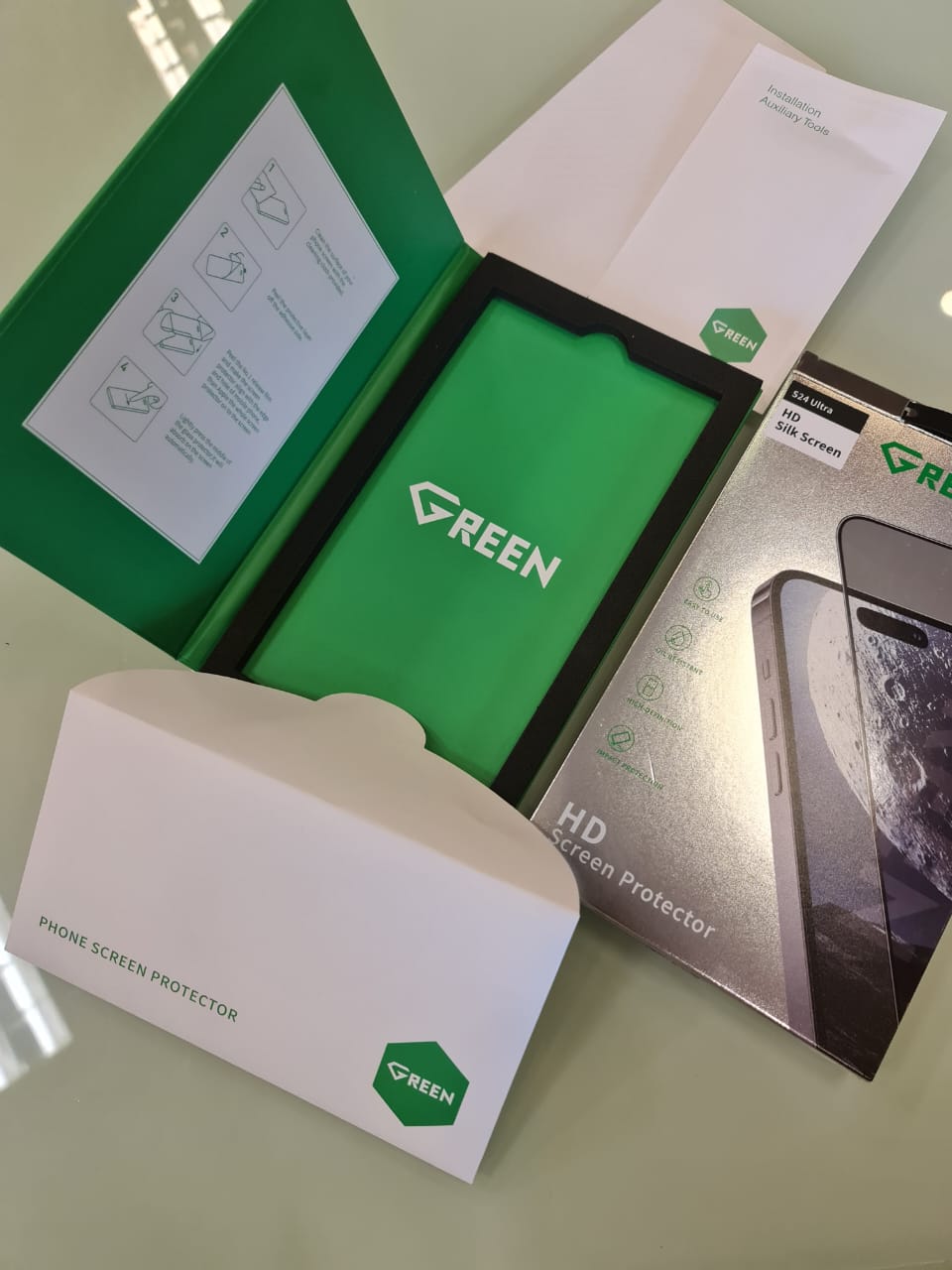 Green Screen Protector For Samsung