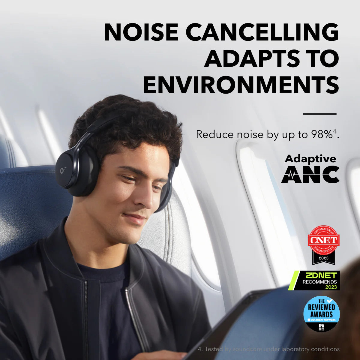 Space One A3035 | Active Noise Cancelling Headphones