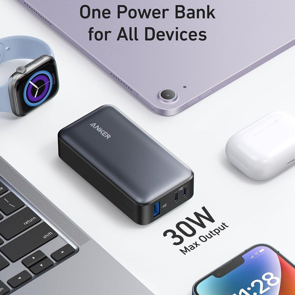 Anker A1256 533 Series 5 Power Bank, 10,000 mAh 30W Max Output