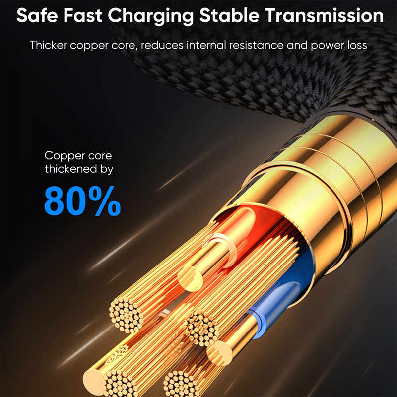 JOYROOM S-CC100A16 100W Digital Display Fast Charging Data Cable