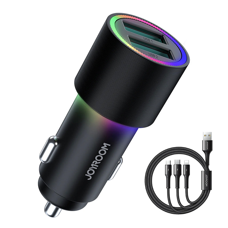 JoyRoom JR-CL10 4.8A Dual-port (USB2) Car Charger