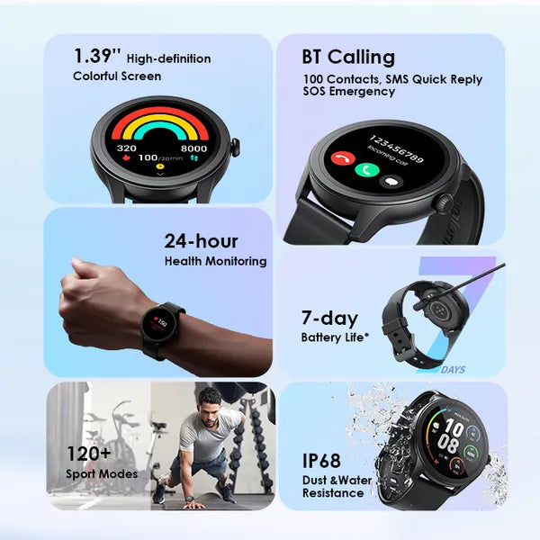 Oraimo OSW42 ER 1.4 Inch Smart Watch with Bluetooth Calling Features