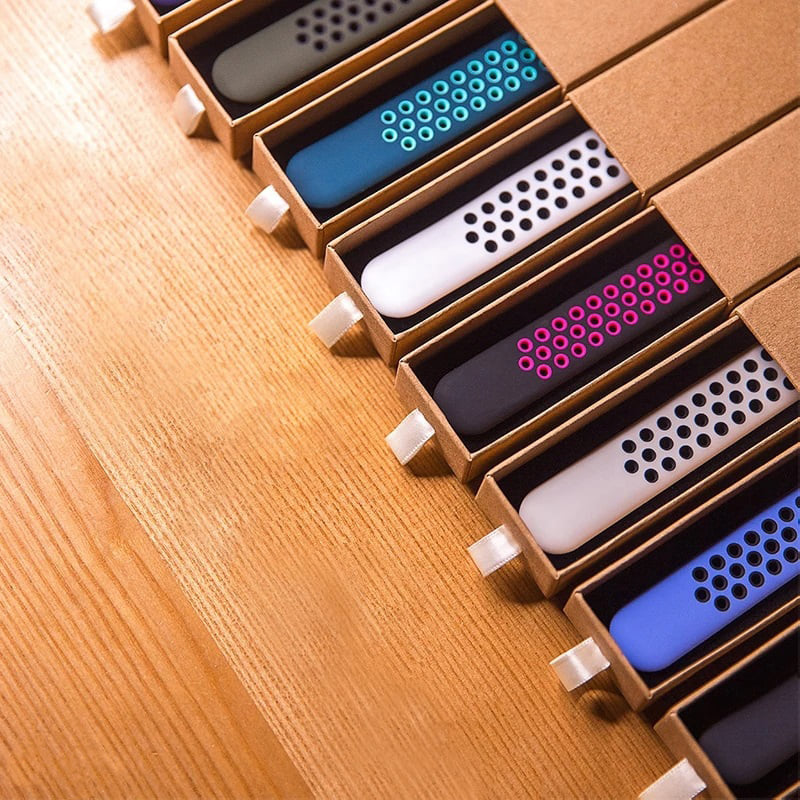 Perforated silicone band for the Apple Watch