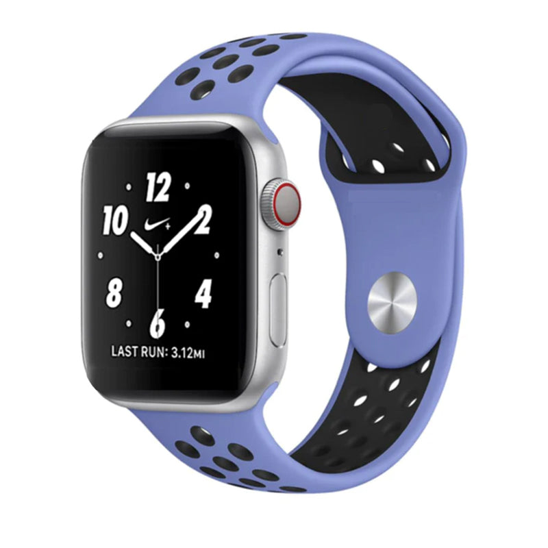 Perforated silicone band for the Apple Watch