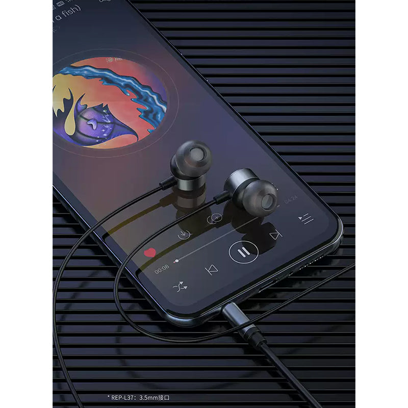 Recci REP-L37 / L38 Metal Wired Earphone