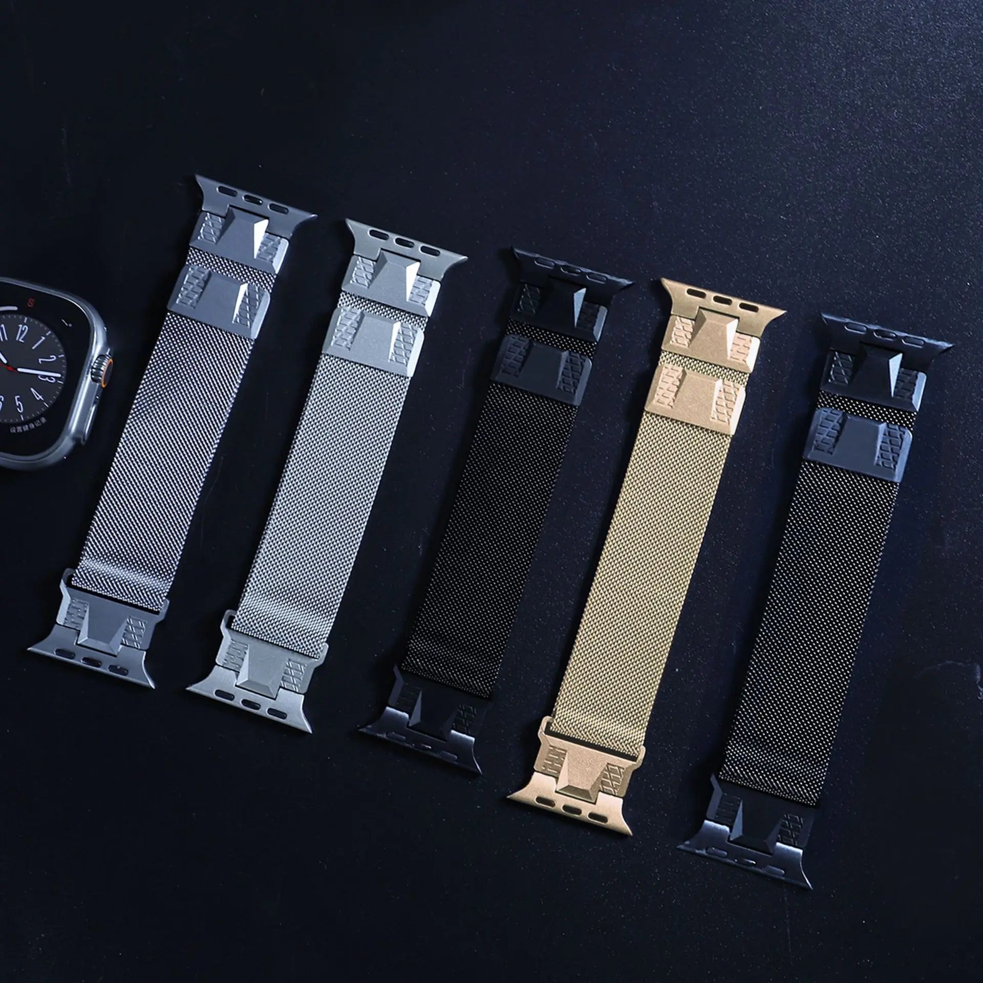 Stainless Steel Magnet buckle Apple Watch Strap