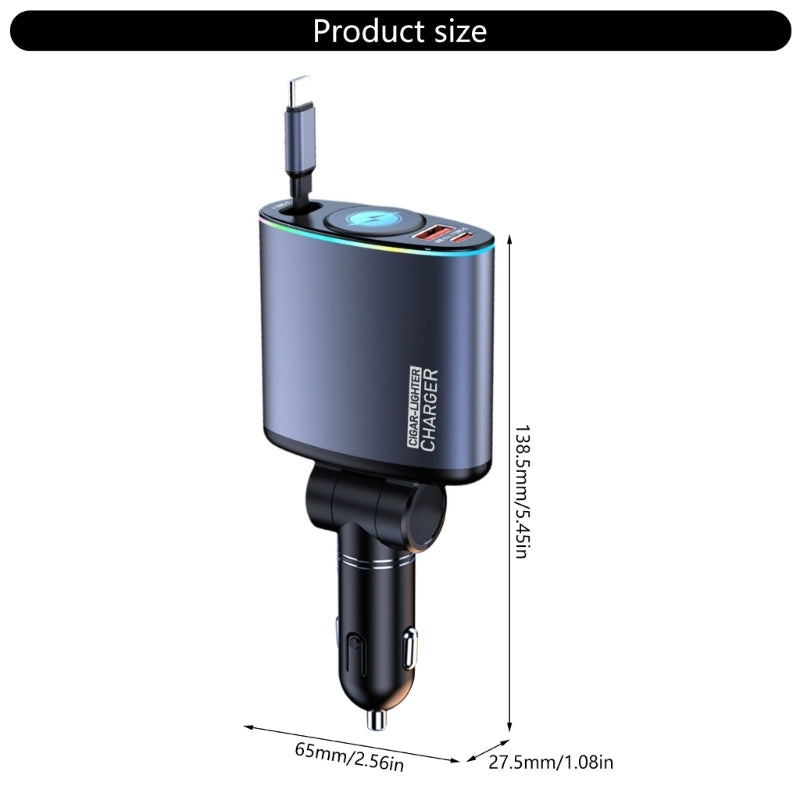 Multiple K005 Use 66W Car Phone Fast Charging