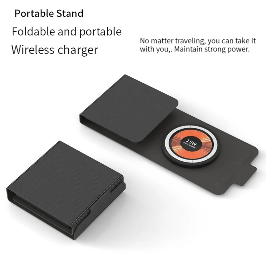 3 in 1 Wireless Charger Travel Portable