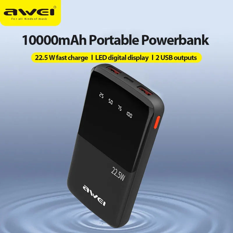 Awei P10K Portable Power Bank10000mAh