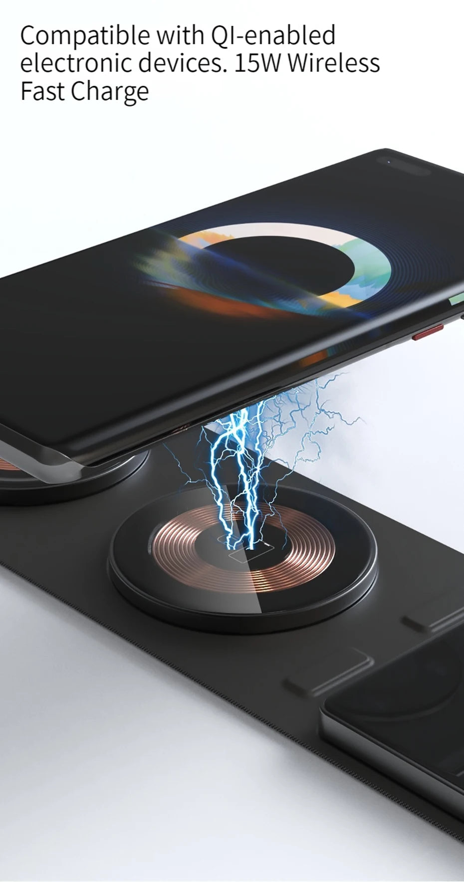 3 in 1 Wireless Charger Travel Portable