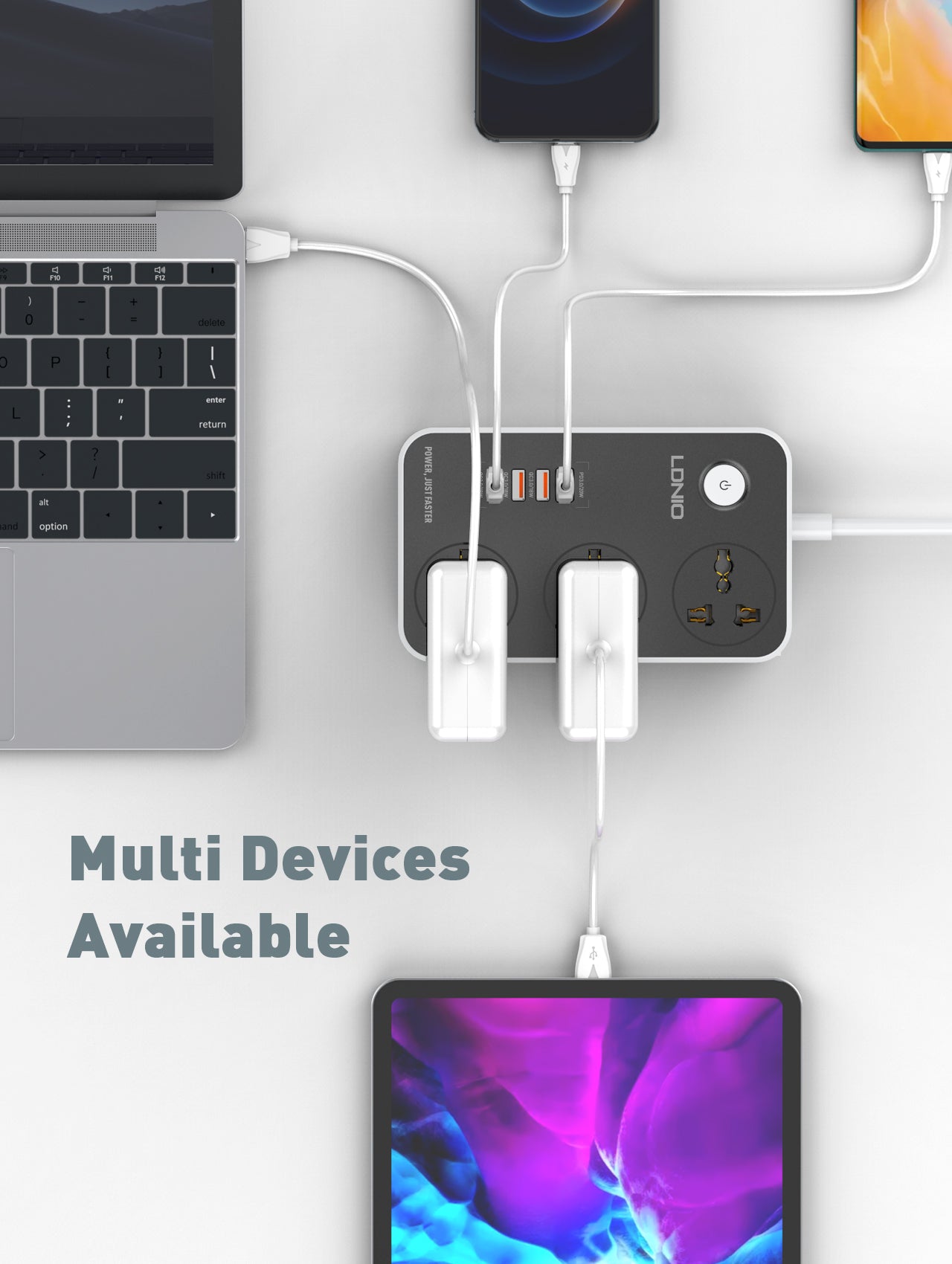 LDNIO SC3412 Fast Charging Power Extension