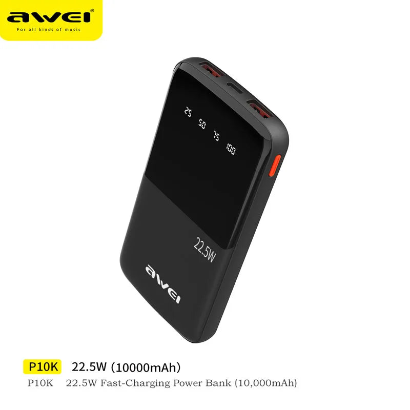 Awei P10K Portable Power Bank10000mAh