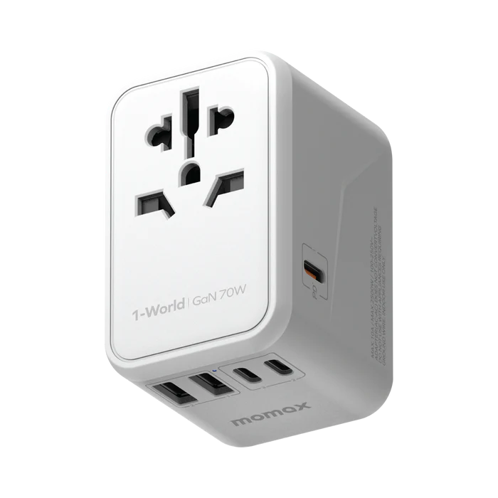 Momax 1-World Universal 5-Port Travel GaN Charger35W