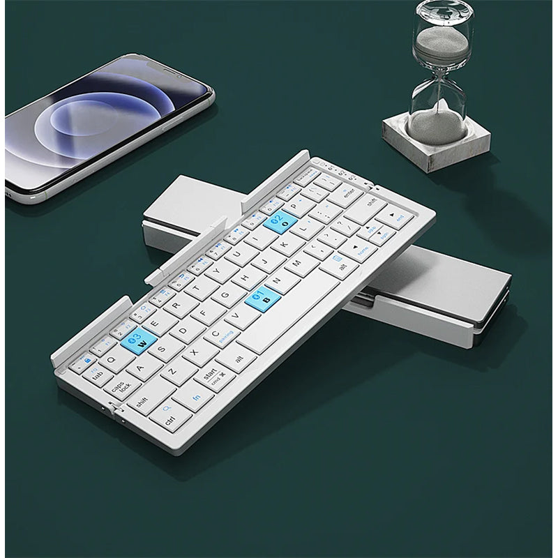 HB199 ultra-thin folding wireless three bluetooth keyboard