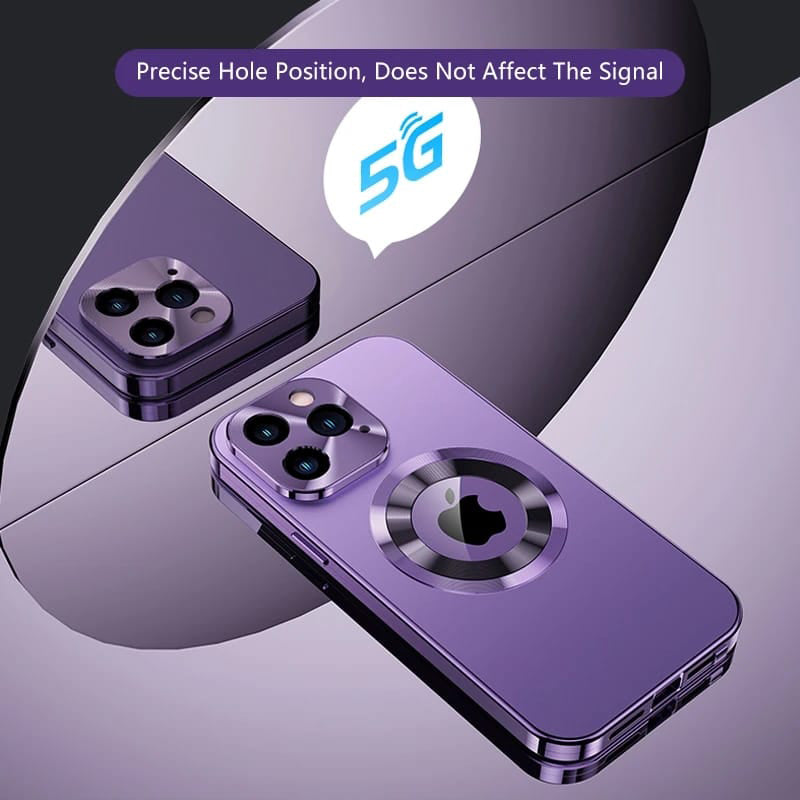 360 magnetic transparent iPhone case