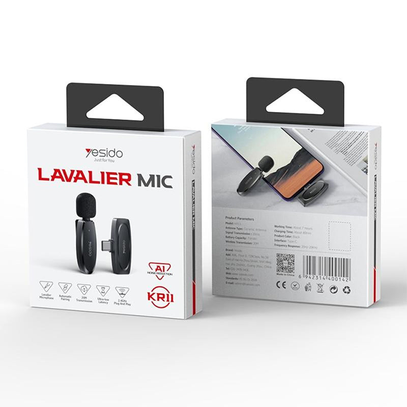 YESIDO LAVALIER MIC KR11 / KR12 / KR13 / KR14