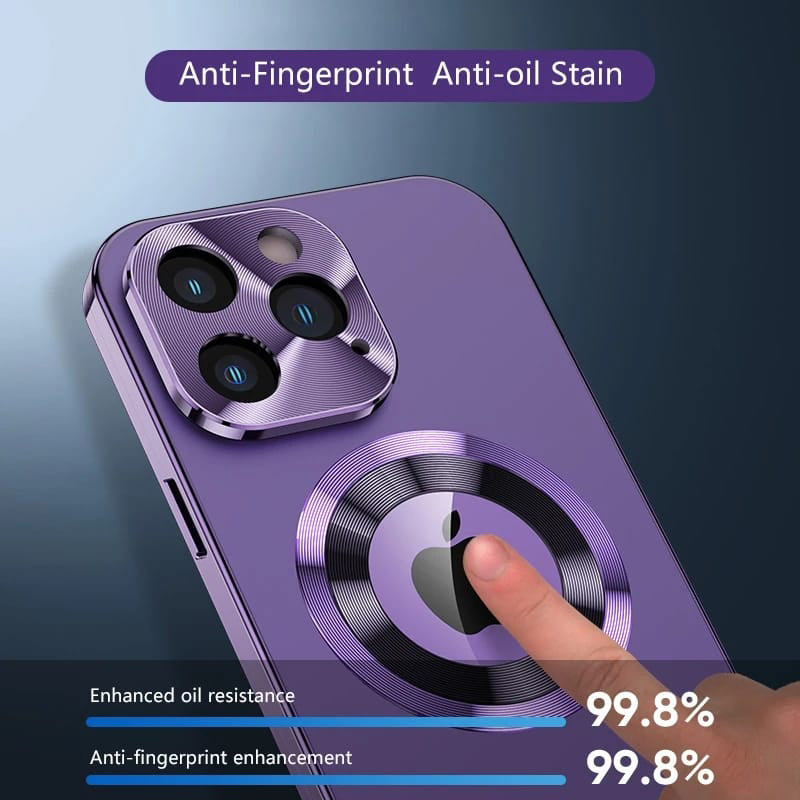 360 magnetic transparent iPhone case