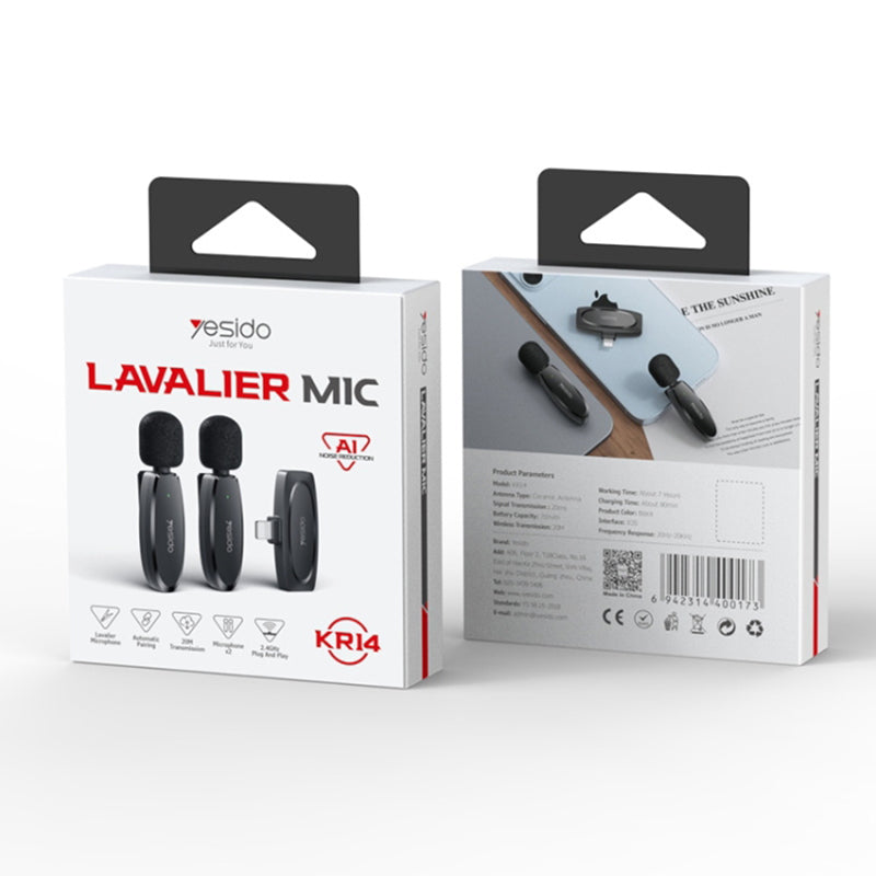 YESIDO LAVALIER MIC KR11 / KR12 / KR13 / KR14