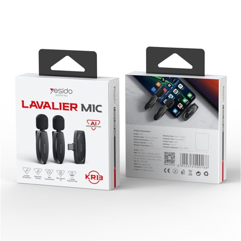 YESIDO LAVALIER MIC KR11 / KR12 / KR13 / KR14