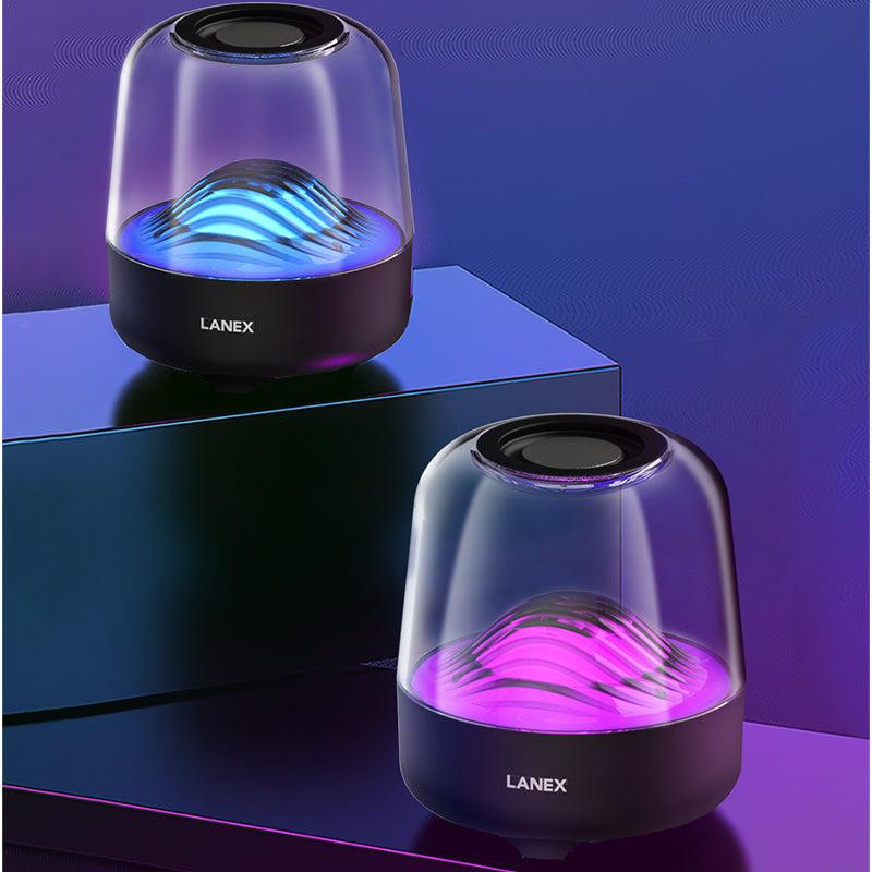 LANEX LY06 AURORA BT V5.0 WIRELESS SPEAKER WITH LED LIGHT