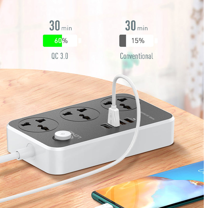 LDNIO SC3412 Fast Charging Power Extension