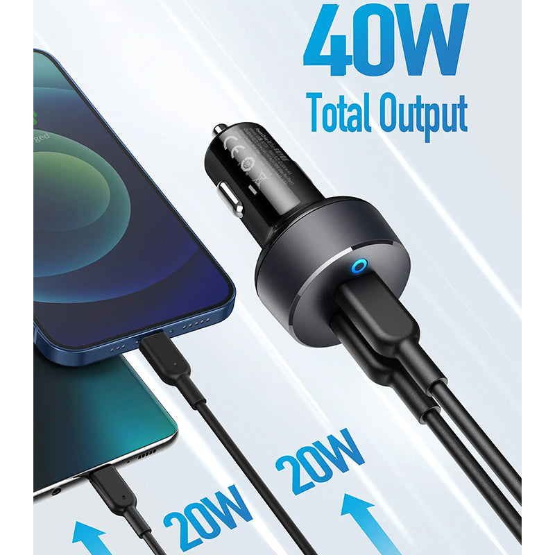 Anker A2724 PowerDrive III Duo USB-C Car Charger