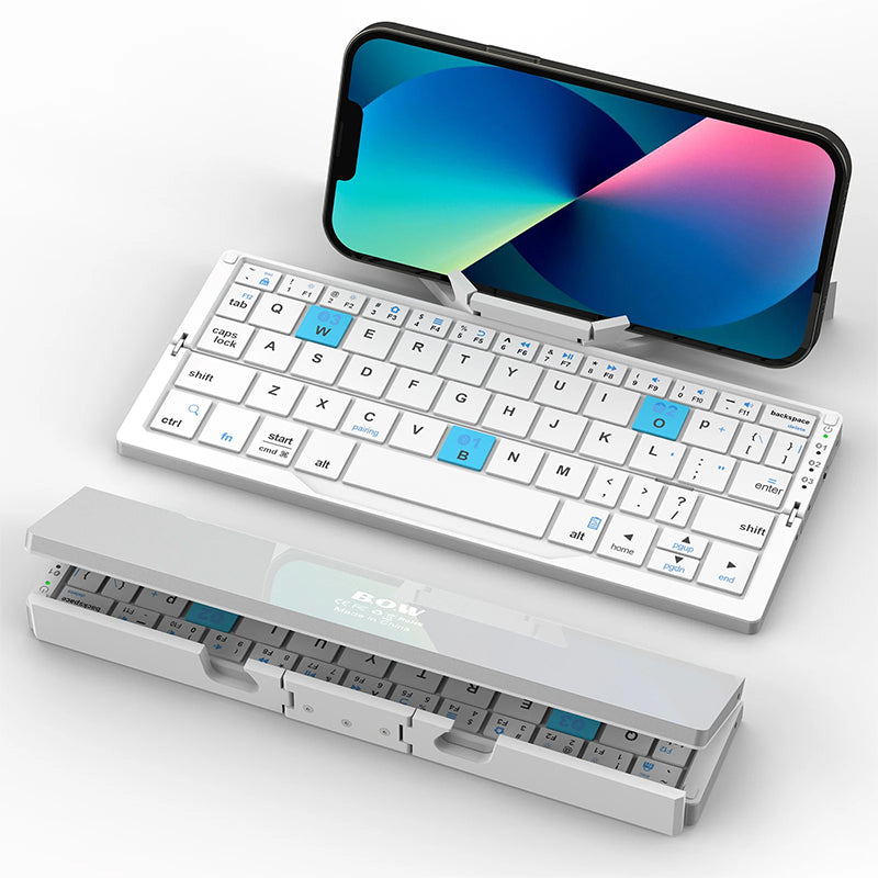 HB199 ultra-thin folding wireless three bluetooth keyboard