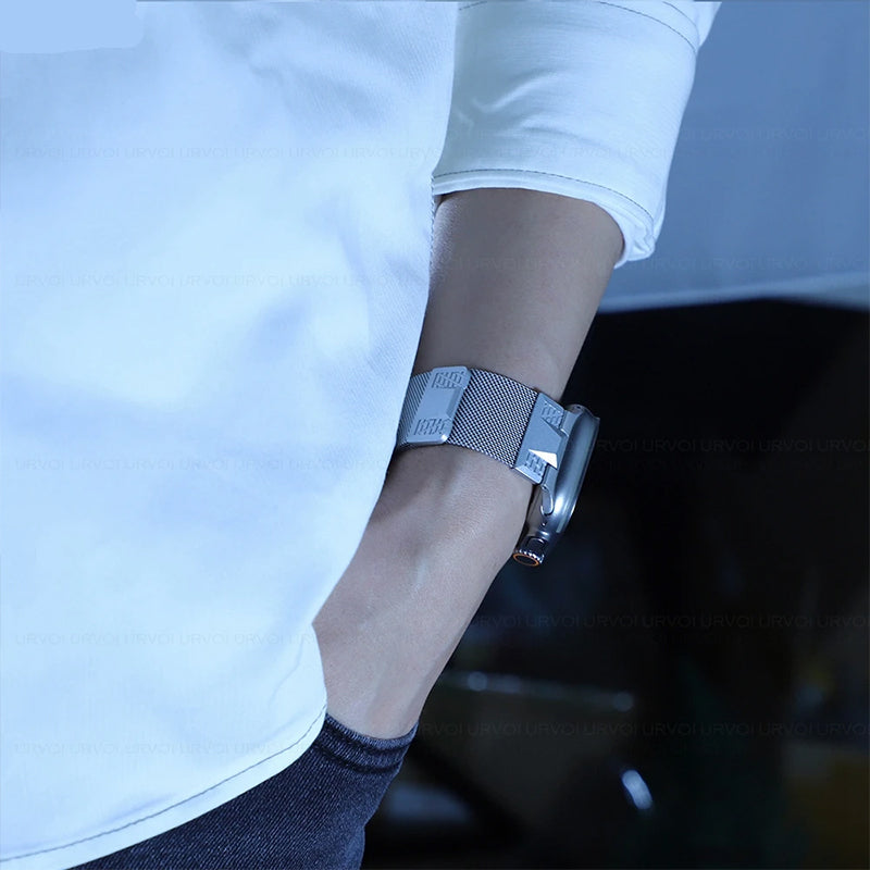 Stainless Steel Magnet buckle Apple Watch Strap