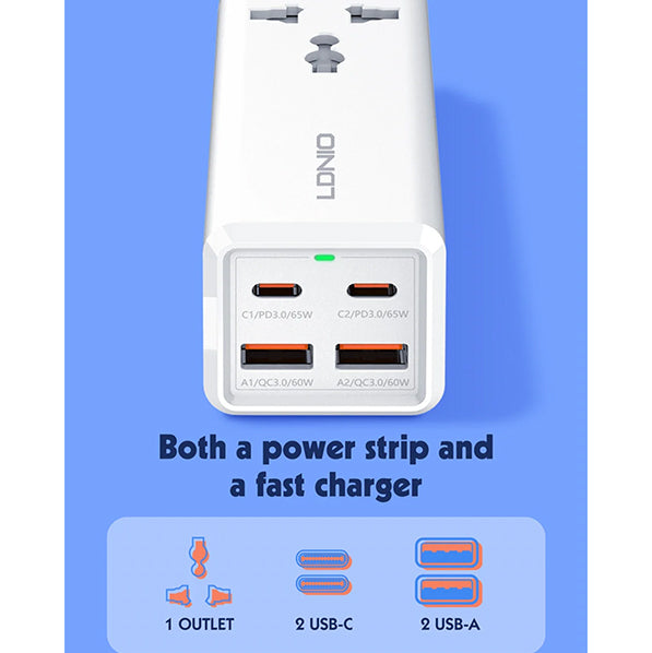 Ldnio SC1418 Multifunction Power Adapter 65W