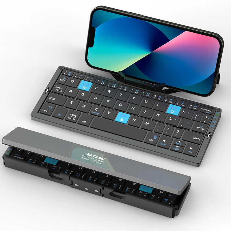 HB199 ultra-thin folding wireless three bluetooth keyboard