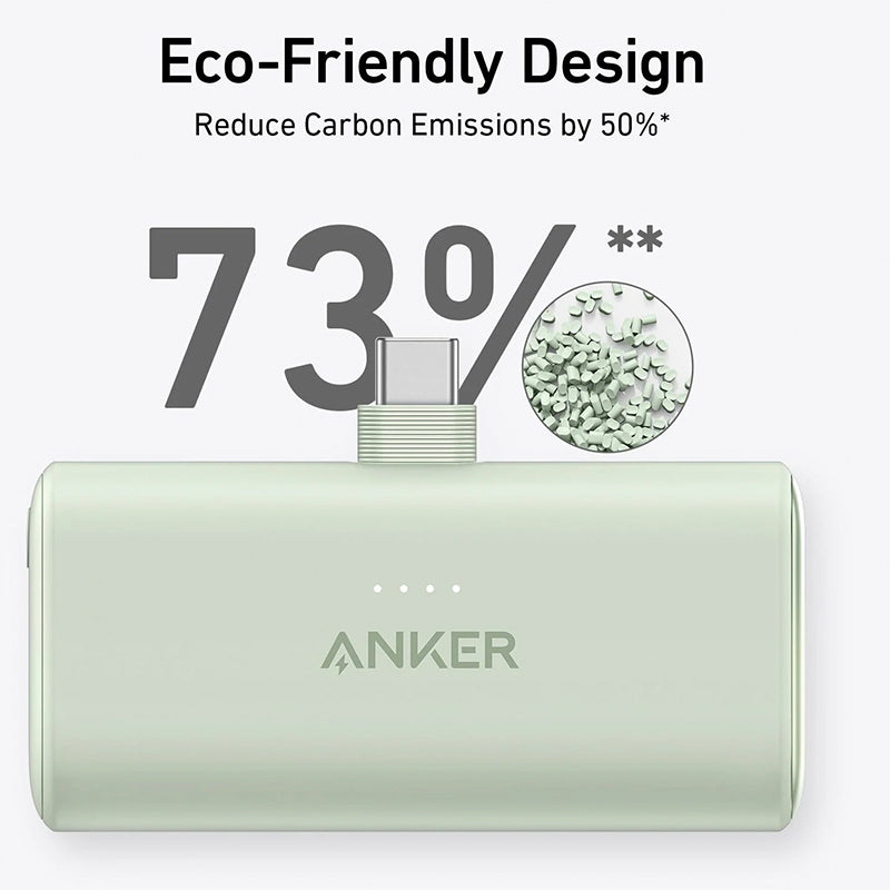 Anker A1653 Nano Power Bank (22.5W, Built-In USB-C/Lighting Connector)