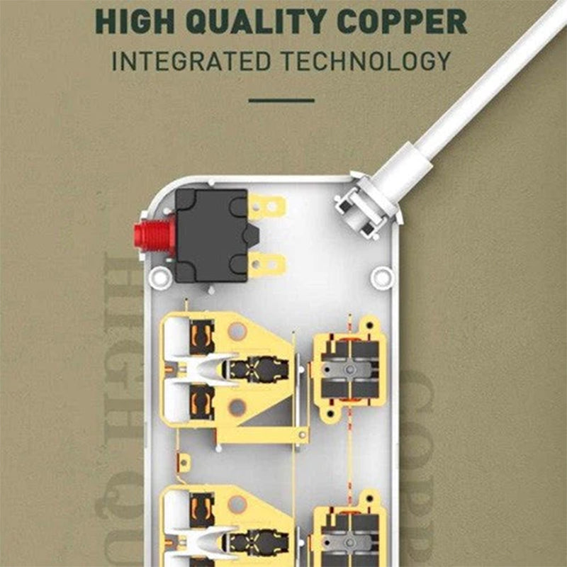 LDNIO SC4408 4POWER SOCKET 4USB 3.4A AUTO ID