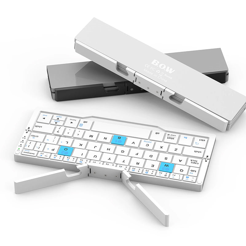 HB199 ultra-thin folding wireless three bluetooth keyboard