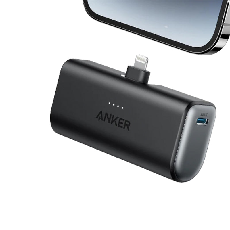 Anker A1653 Nano Power Bank (22.5W, Built-In USB-C/Lighting Connector)